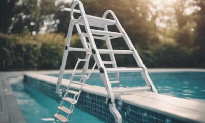 above ground pool ladders