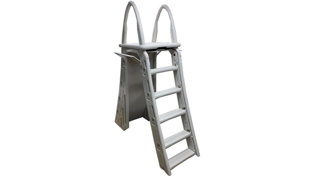 adjustable a frame pool ladder