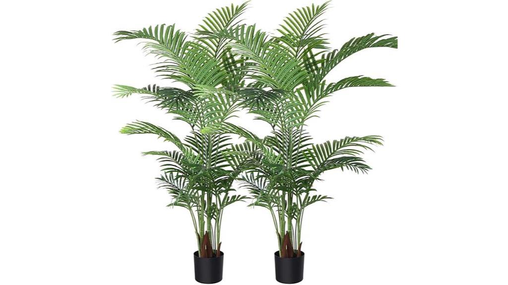 artificial 5 foot areca palms