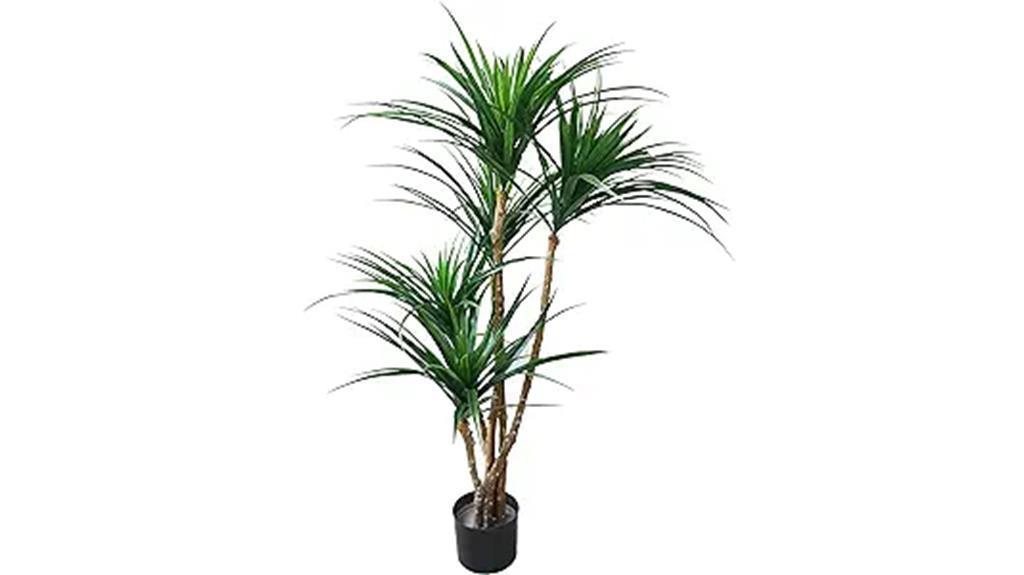 artificial tropical yucca plant