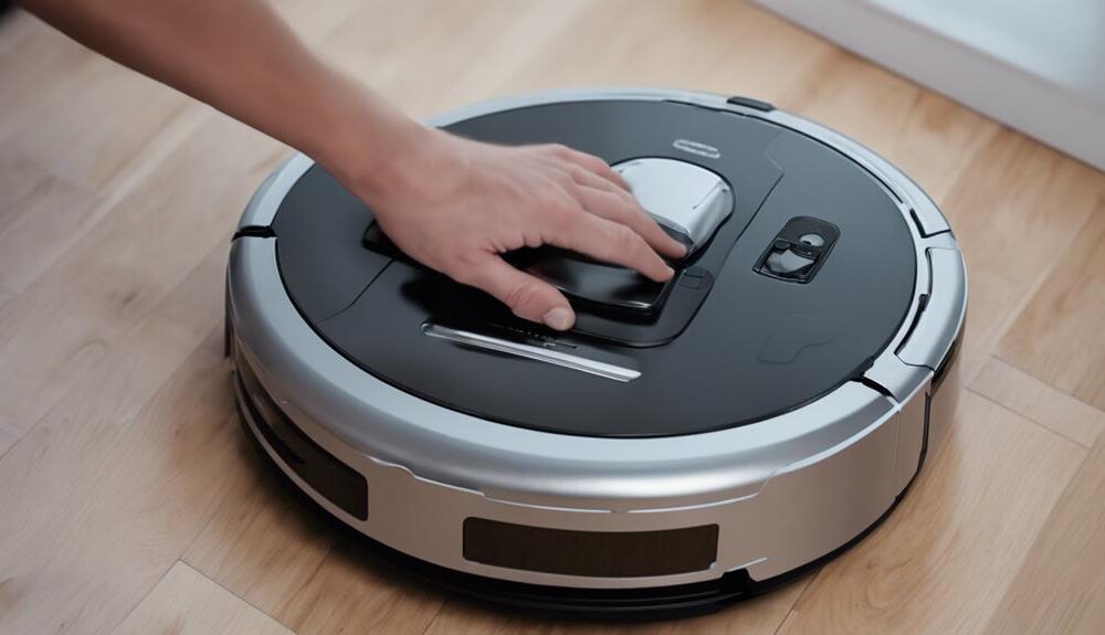 changing robot vacuum cleaner