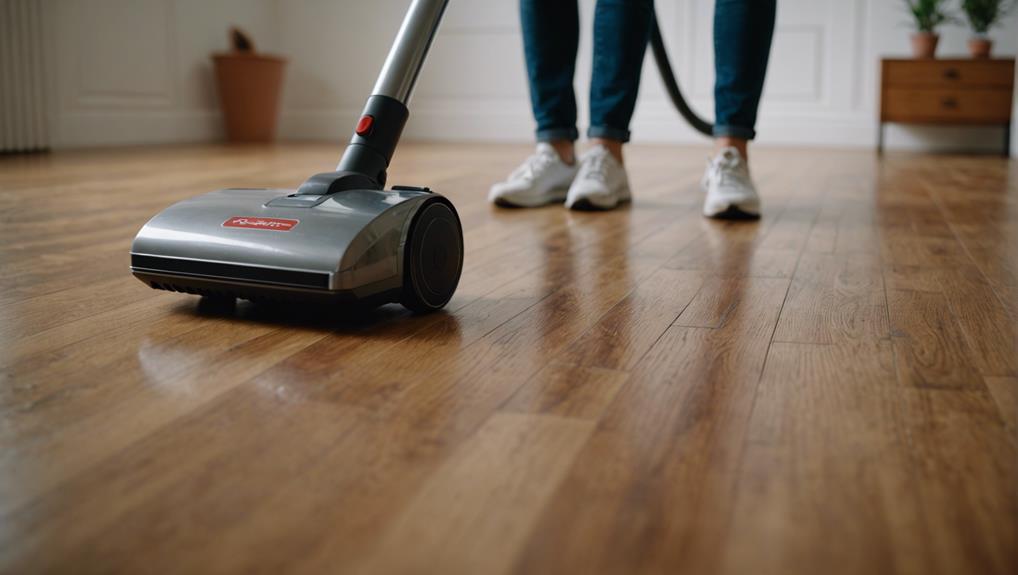 clean floors efficiently and gently