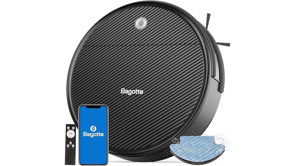 cleaning made easy with bagotte robot vacuum and mop