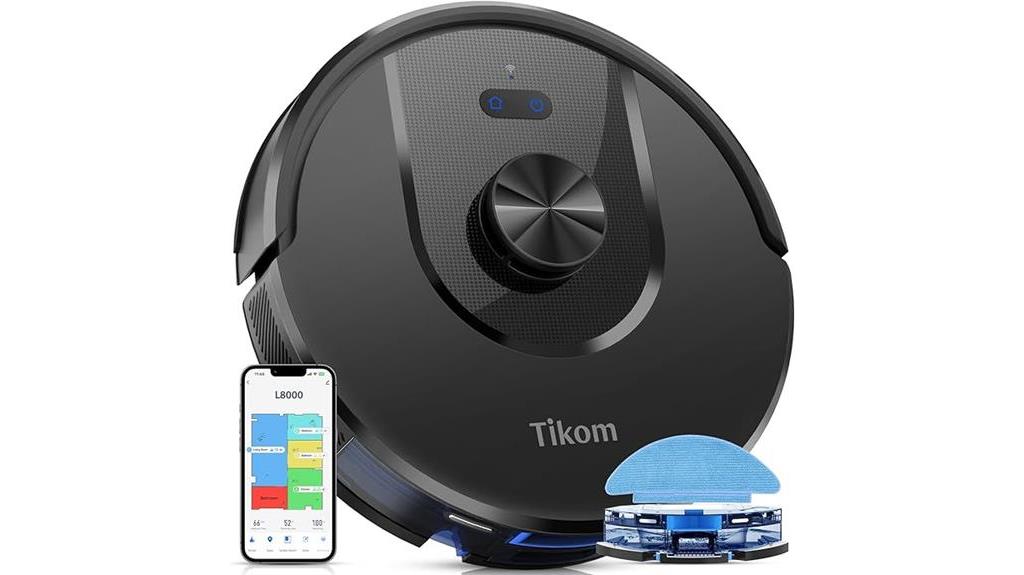 cleaning made easy with tikom robot vacuum and mop