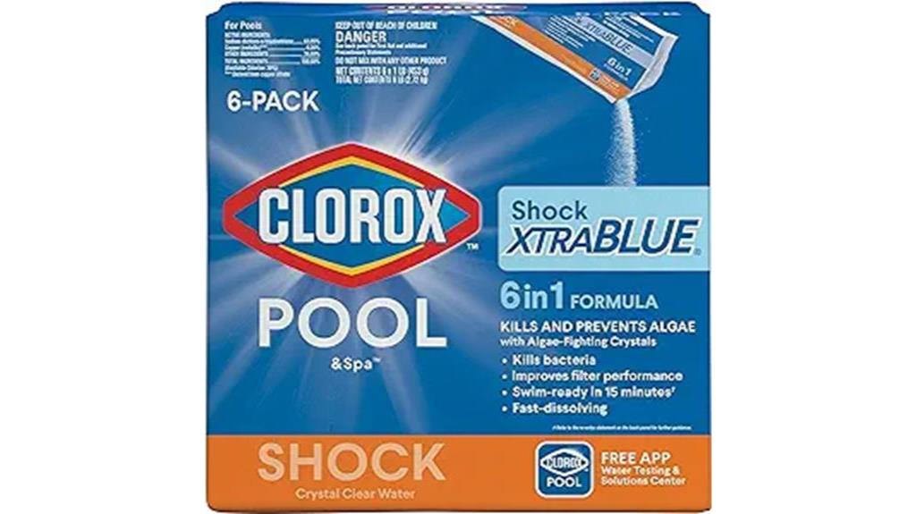 clorox pool shock packs