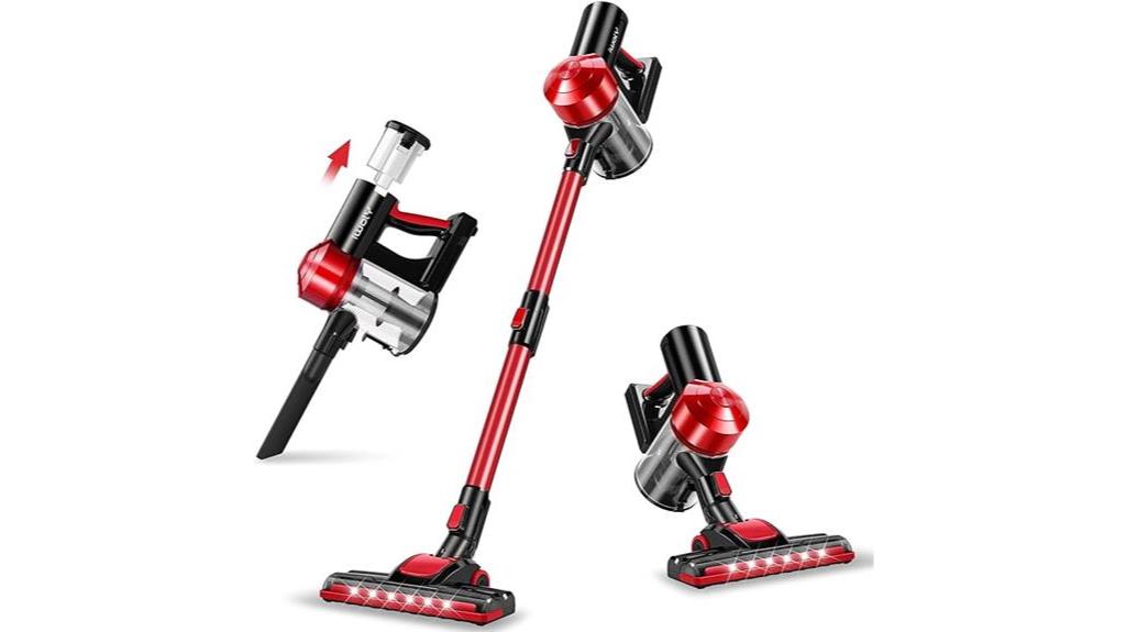cordless vacuum with detachable battery