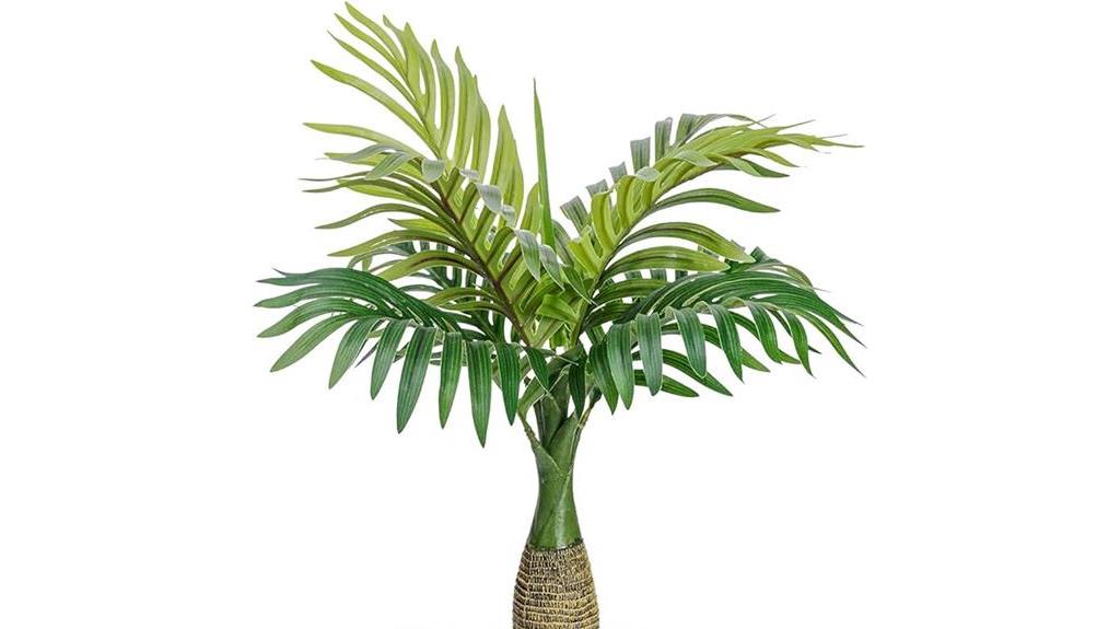 decorative fake palm tree