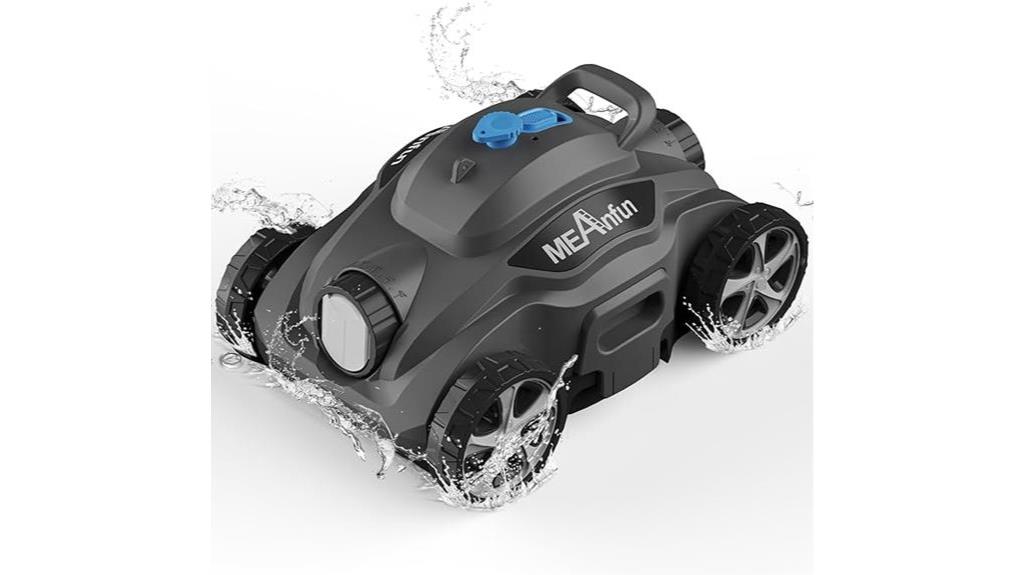 efficient cordless robotic pool cleaner