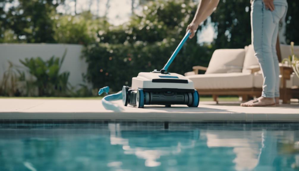 efficiently cleaning pools automatically