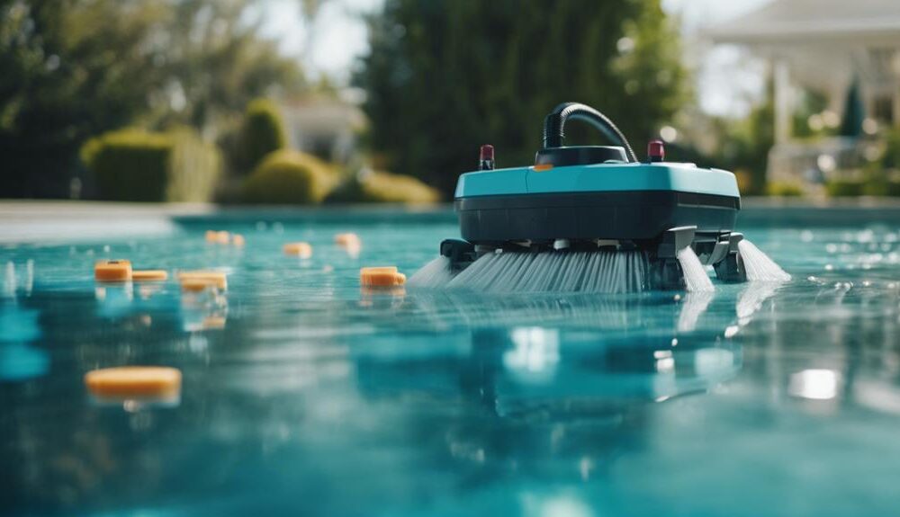 effortless maintenance with pool cleaners