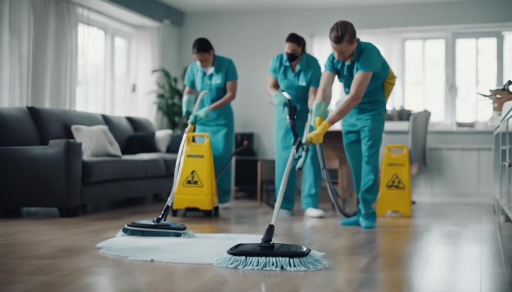 high quality cleaning services offered