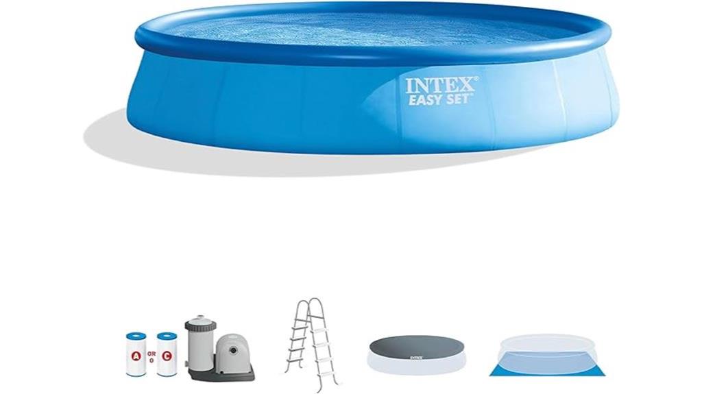 inflatable swimming pool set