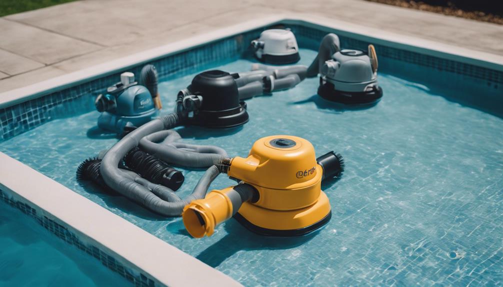 inground pool vacuum selection