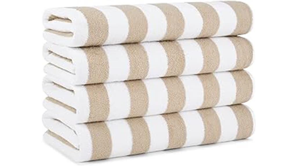 luxurious pack of towels