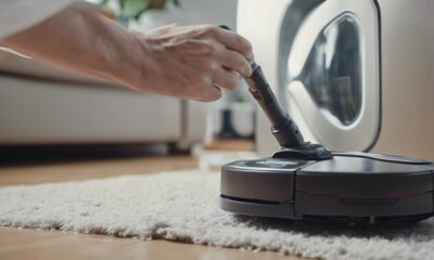 maintaining robot vacuum cleanliness