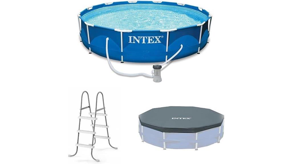 outdoor swimming pool set