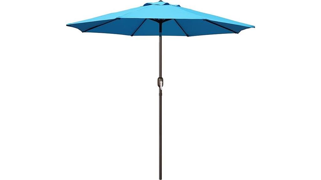 outdoor umbrella with tilt