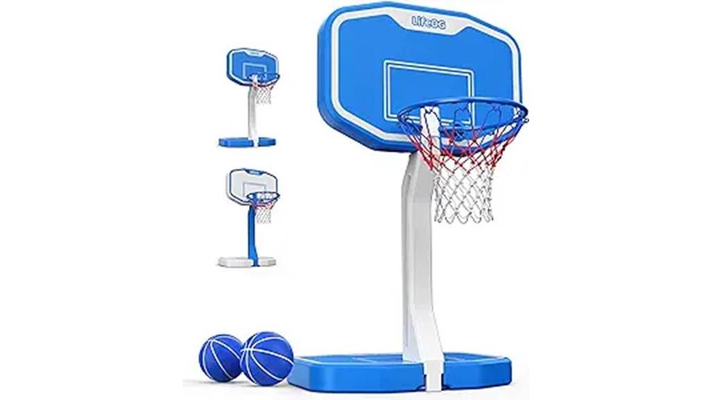 pool basketball game set