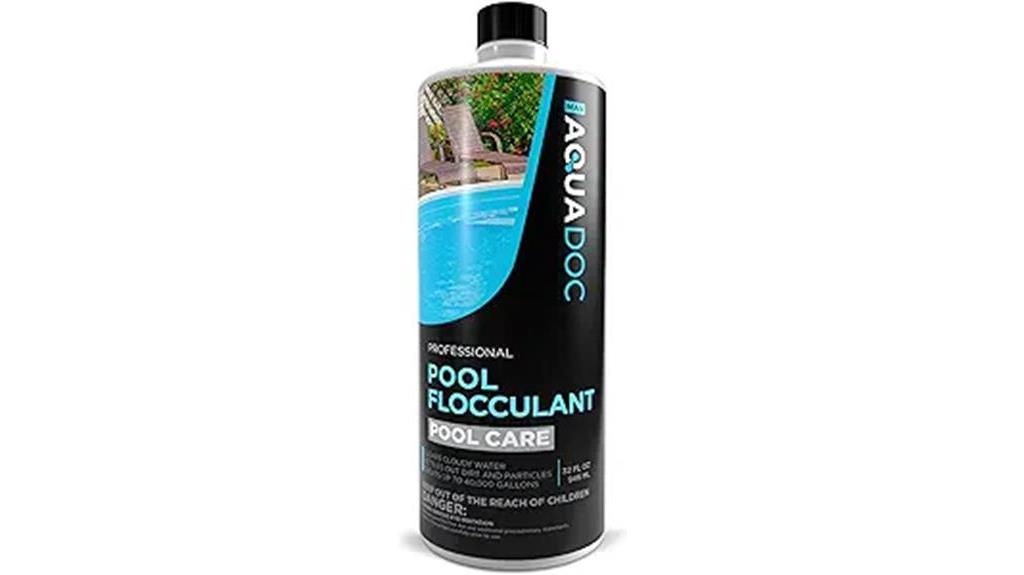 pool cleaning flocculant product
