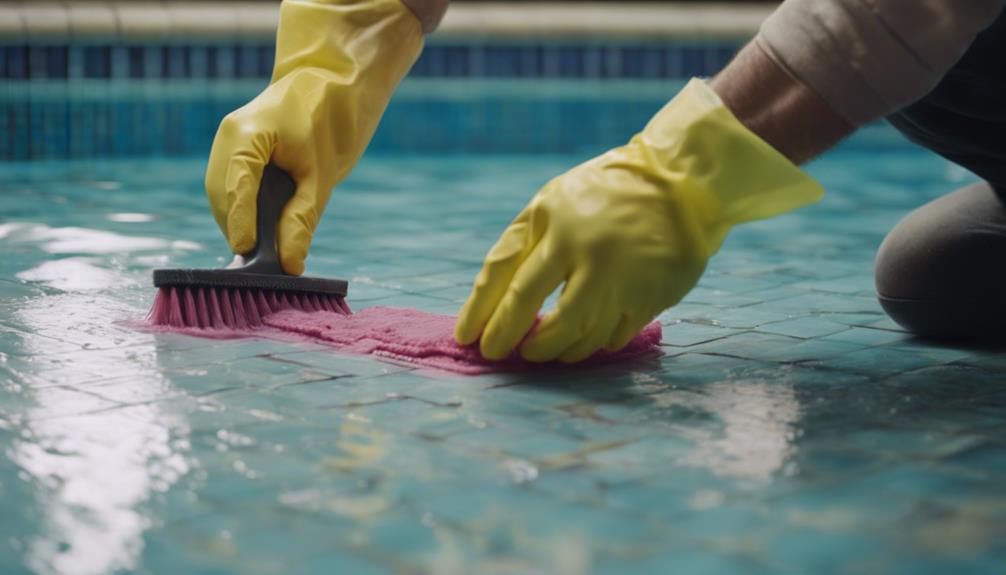 pool tile cleaning tips