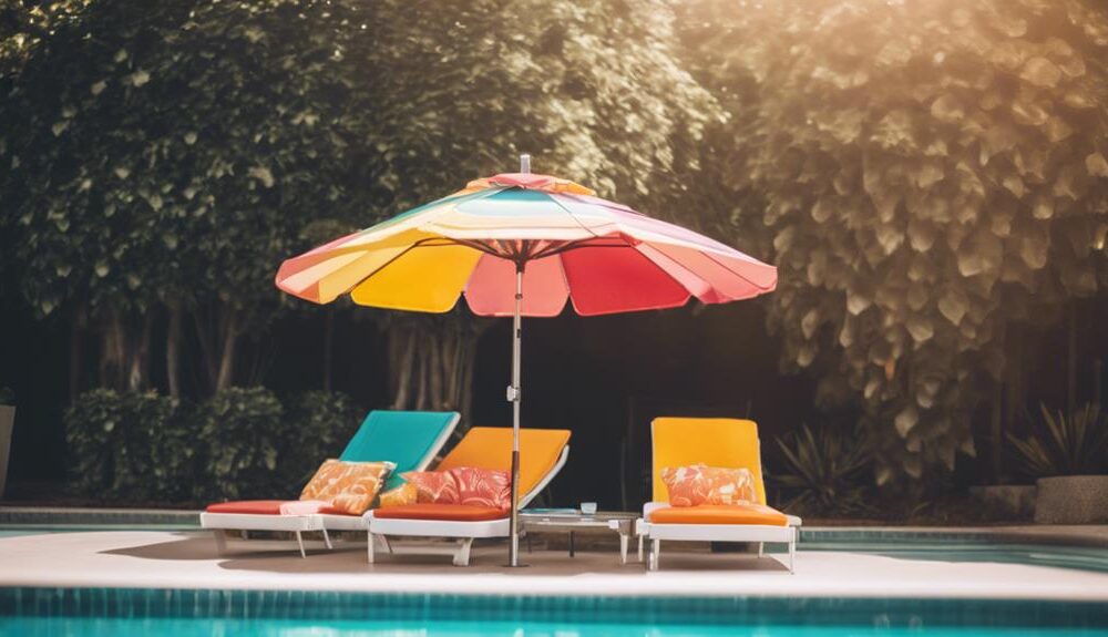 pool umbrellas for shade