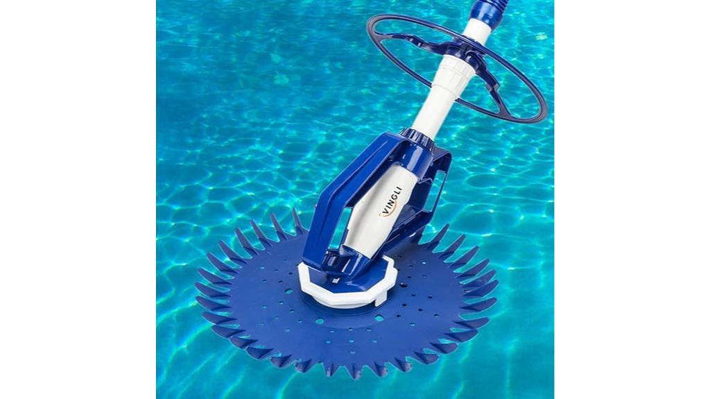 pool vacuum cleaner device