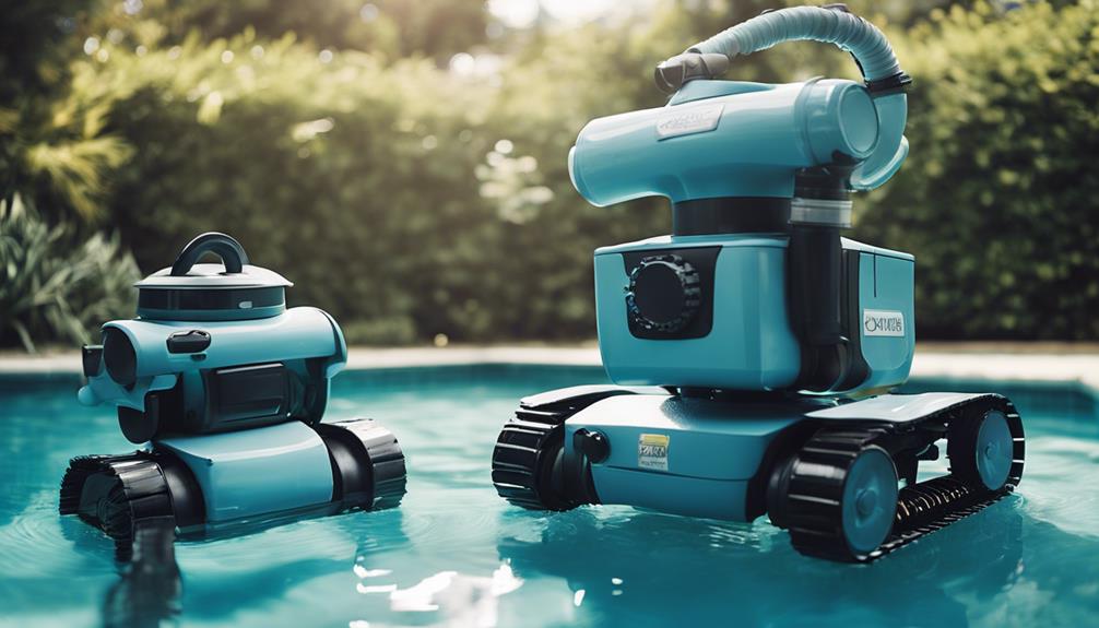pool vacuum robot selection