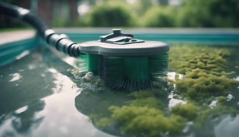 pool vacuums remove algae