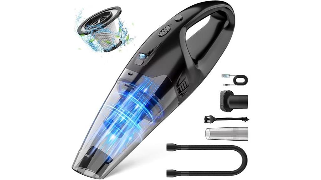 portable vacuum with led