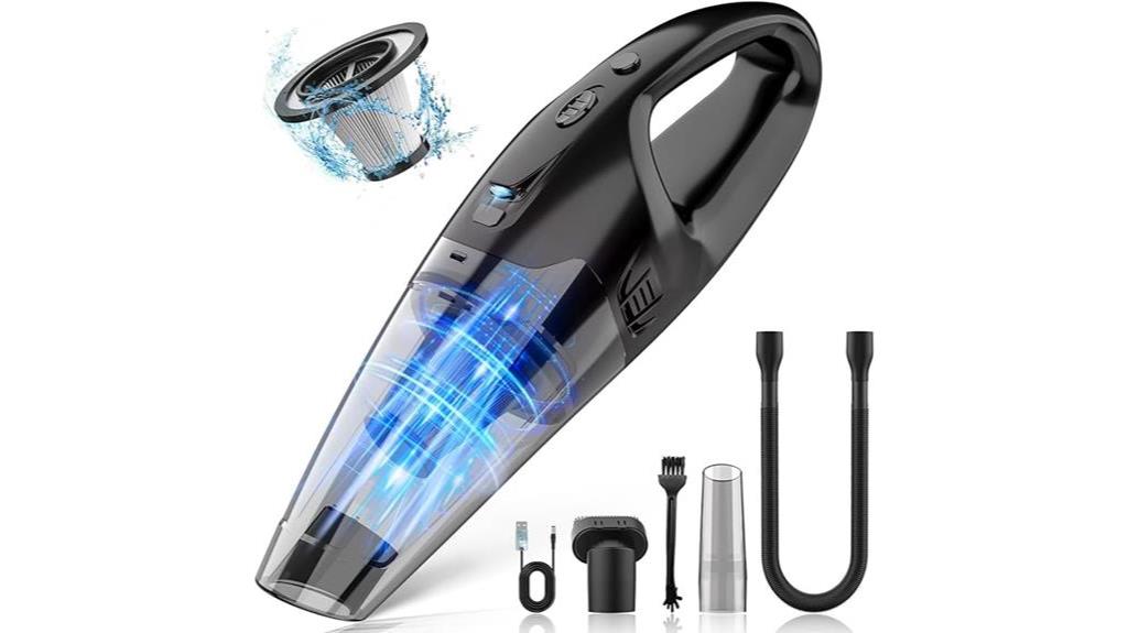 portable vacuum with lighting