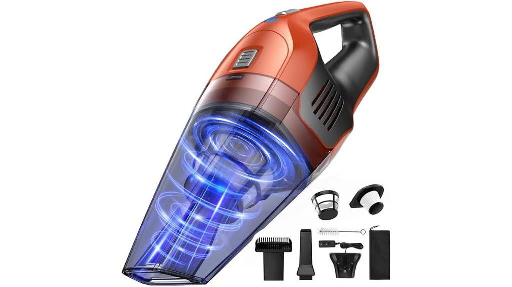 powerful handheld vacuum cleaner