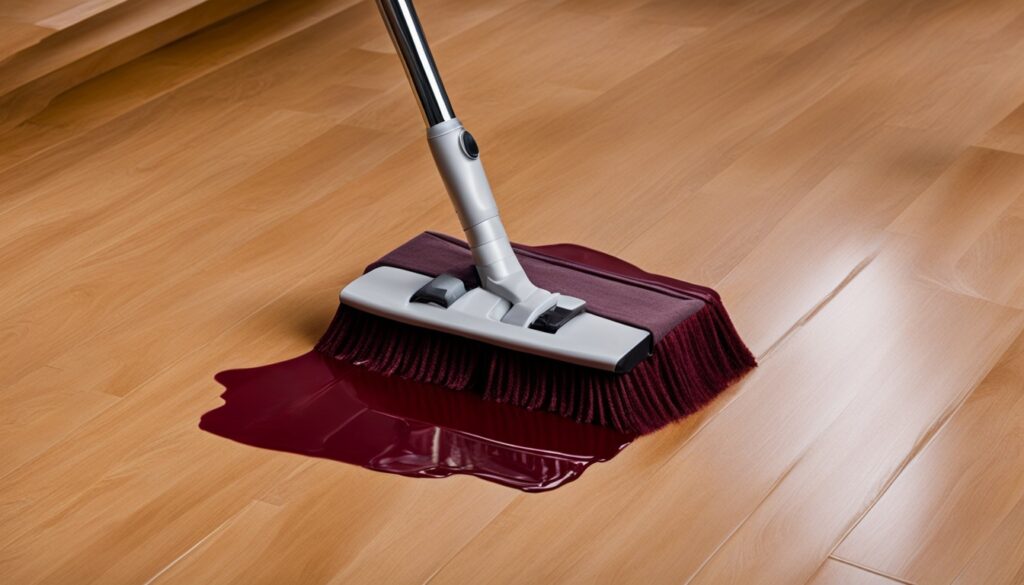 removing stains from laminate floors