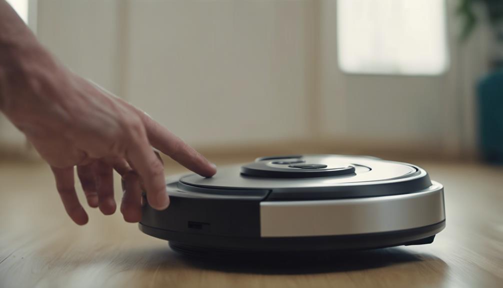 reset robot vacuum cleaner