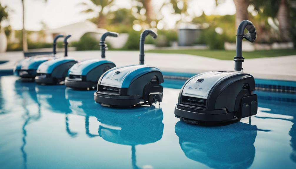 robot pool vacuum selection