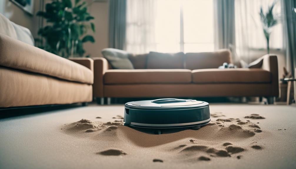 robot vacuum for sandy floors