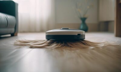 robot vacuum hair cleaning