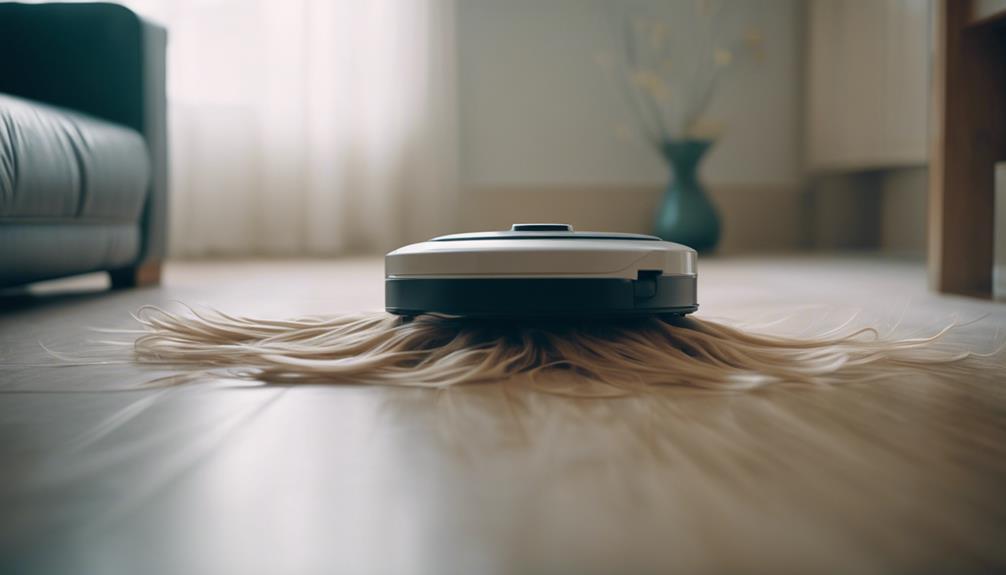robot vacuum hair cleaning
