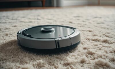 robot vacuum on carpets