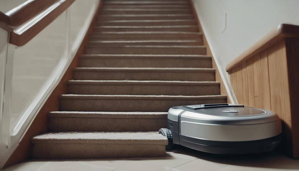 robot vacuums and stairs