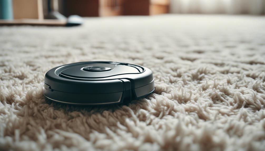 robot vacuums on carpets