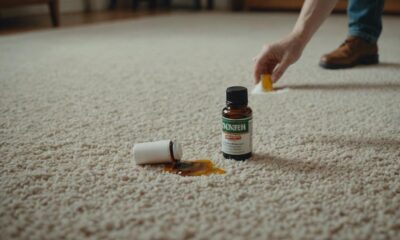 save carpet from oil