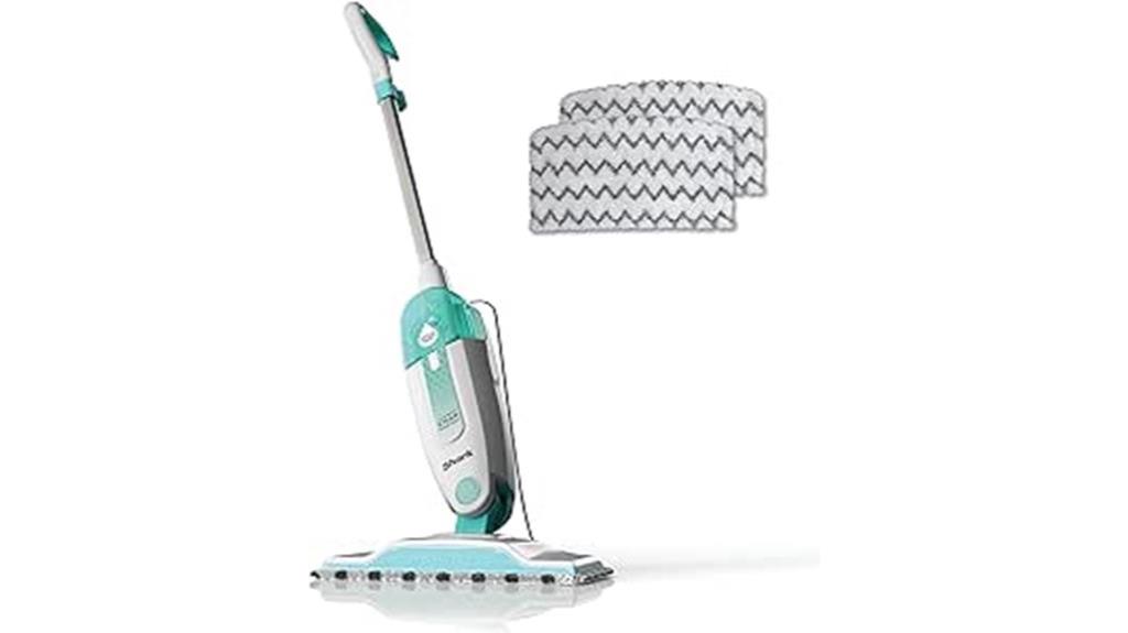 steam mop with dirt pads