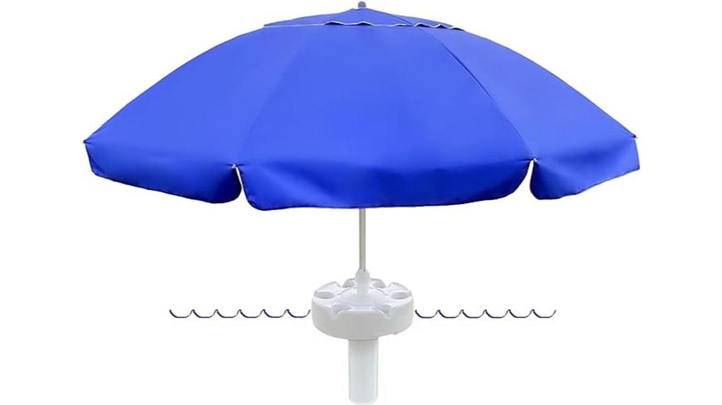 swim stand umbrella anchor