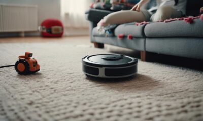 testing robot vacuum cleaner