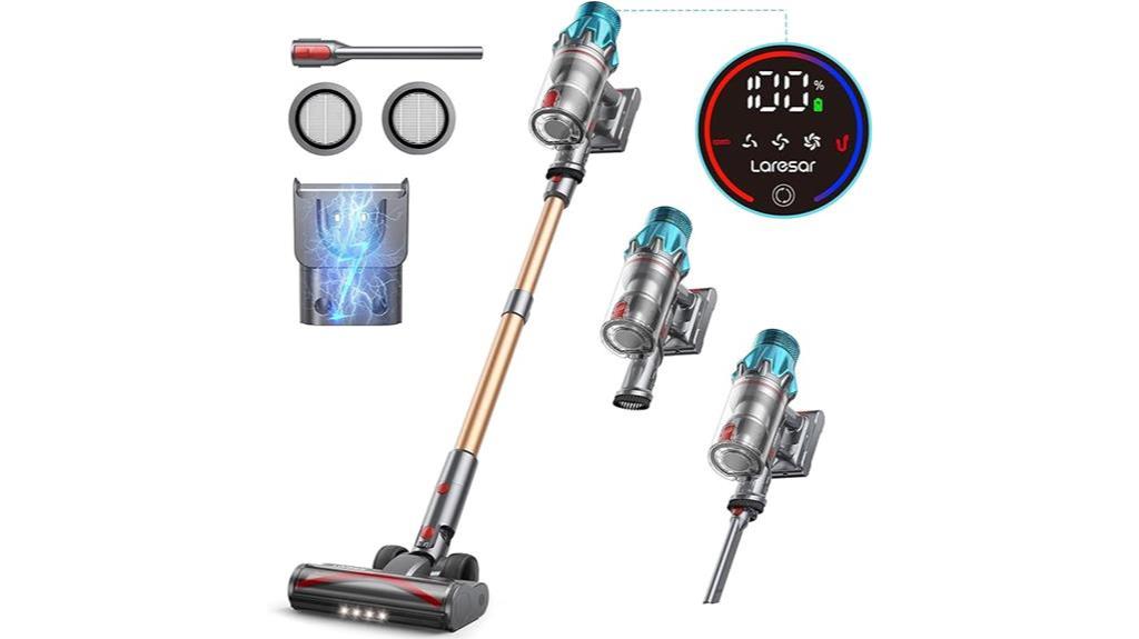 touch screen cordless vacuum