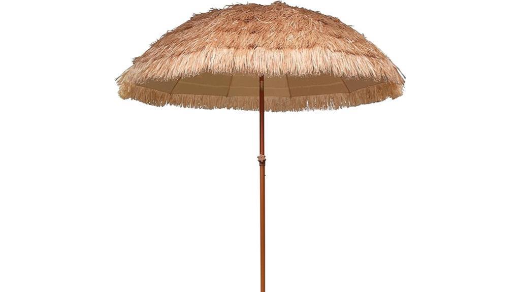 tropical style beach umbrella