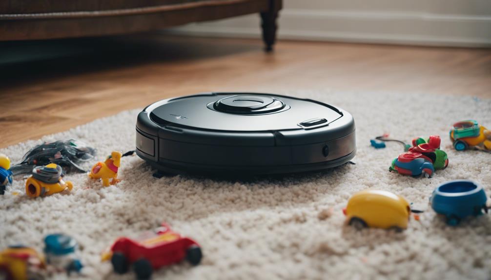 using a robot vacuum