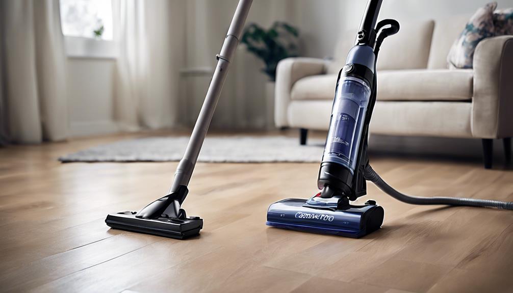 vacuum selection for unsealed floors