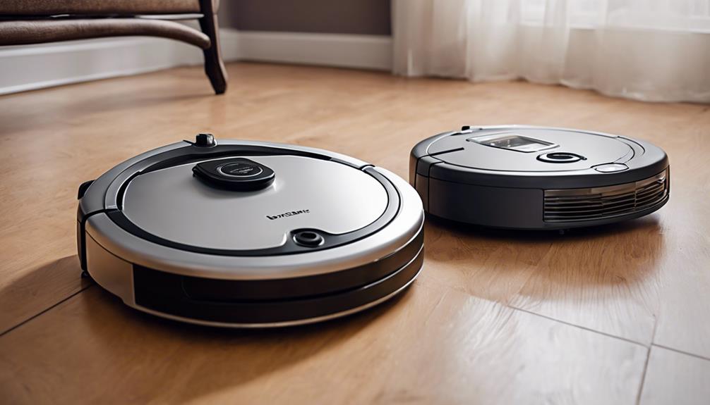 vacuums vs robotic cleaners