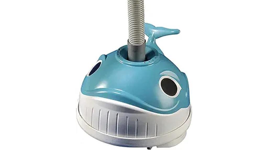 whale themed pool cleaner model